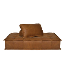 Load image into Gallery viewer, Darcy &amp; Duke Capri Double Lounger - Cognac Leather | Sleeping | app store dev @@ABC ///[option4] 十月五日 11:53 
