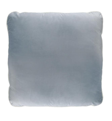 Darcy & Duke Coco Piped Velvet Cushions - Blue Grey ( White Trim ) | Accessories | app store dev @@ABC ///[option4] 十月五日 11:53 