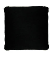 Load image into Gallery viewer, Darcy &amp; Duke Coco Piped Velvet Cushions - Black ( White Trim ) | Accessories | app store dev @@ABC ///[option4] 十月五日 11:53 
