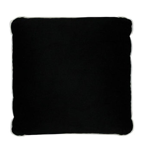 Darcy & Duke Coco Piped Velvet Cushions - Black ( White Trim ) | Accessories | app store dev @@ABC ///[option4] 十月五日 11:53 