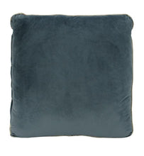 Load image into Gallery viewer, Darcy &amp; Duke Coco Piped Velvet Cushions - Steel Blue ( Gold Trim ) | Accessories | app store dev @@ABC ///[option4] 十月五日 11:53 
