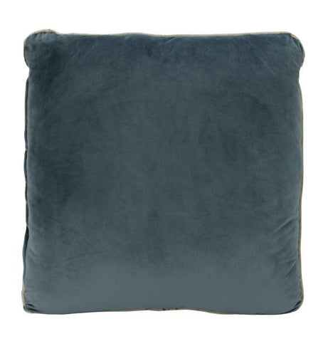 Darcy & Duke Coco Piped Velvet Cushions - Steel Blue ( Gold Trim ) | Accessories | app store dev @@ABC ///[option4] 十月五日 11:53 