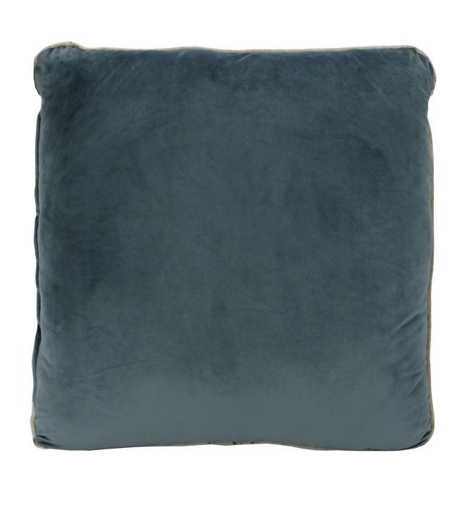 Darcy & Duke Coco Piped Velvet Cushions - Steel Blue ( Gold Trim ) | Accessories | app store dev @@ABC ///[option4] 十月五日 11:53 
