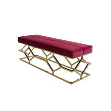 Load image into Gallery viewer, Darcy &amp; Duke Arno Ottoman - Ruby | Sleeping | app store dev @@ABC ///[option4] 十月五日 11:53 
