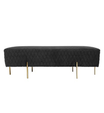 Load image into Gallery viewer, Darcy &amp; Duke Coco Quilted Ottoman - Black | Sleeping | app store dev @@ABC ///[option4] 十月五日 11:53 
