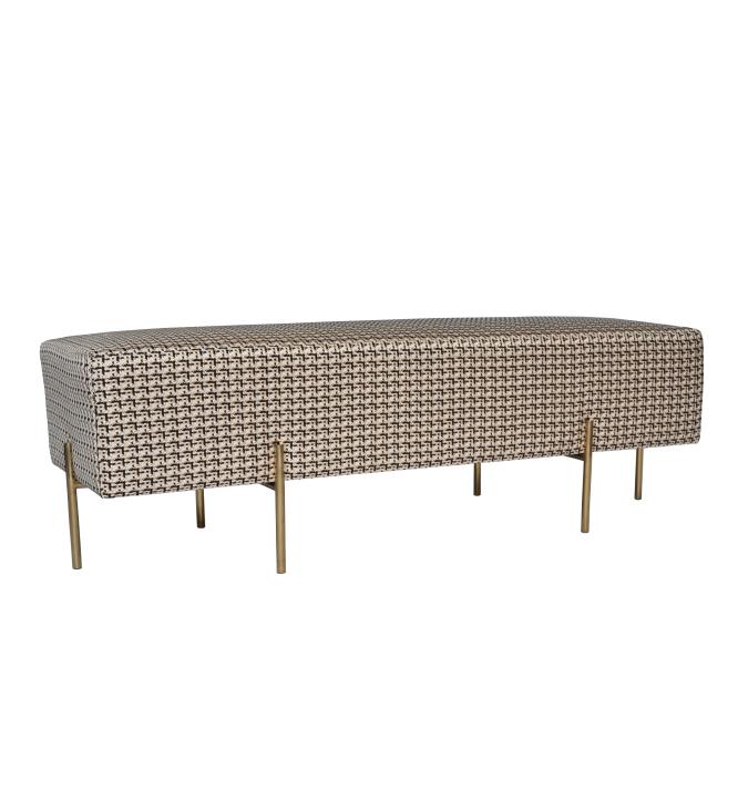 Darcy & Duke Coco Quilted Ottoman - Black & Gold Tweed | Sleeping | app store dev @@ABC ///[option4] 十月五日 11:53 