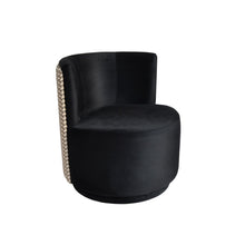 Load image into Gallery viewer, Darcy &amp; Duke Coco Petit Swivel Chair - Black &amp; Gold Tweed | Living | app store dev @@ABC ///[option4] 十月五日 11:53 
