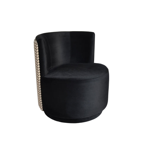 Darcy & Duke Coco Petit Swivel Chair - Black & Gold Tweed | Living | app store dev @@ABC ///[option4] 十月五日 11:53 