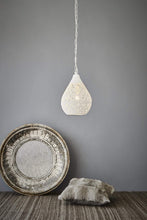 Load image into Gallery viewer, Zaffero Europa Small - White - Perforated Teardrop Pendant Light | Lighting | app store dev @@ABC ///[option4] 十月五日 11:53 
