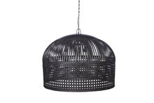 Load image into Gallery viewer, Zaffero Esch Extra Large - Antique Black - Woven Iron Strips Pendant Light | Lighting | app store dev @@ABC ///[option4] 十月五日 11:53 

