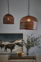 Load image into Gallery viewer, Zaffero Esch Large - Rust - Woven Iron Strips Pendant Light | Lighting | app store dev @@ABC ///[option4] 十月五日 11:53 
