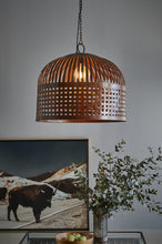 Load image into Gallery viewer, Zaffero Esch Large - Rust - Woven Iron Strips Pendant Light | Lighting | app store dev @@ABC ///[option4] 十月五日 11:53 

