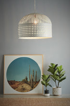 Load image into Gallery viewer, Zaffero Esch Large - White - Woven Iron Strips Pendant Light | Lighting | app store dev @@ABC ///[option4] 十月五日 11:53 
