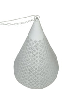 Load image into Gallery viewer, Zaffero Europa Large - White - Perforated Teardrop Pendant Light | Lighting | app store dev @@ABC ///[option4] 十月五日 11:53 
