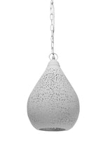 Load image into Gallery viewer, Zaffero Europa Small - White - Perforated Teardrop Pendant Light | Lighting | app store dev @@ABC ///[option4] 十月五日 11:53 
