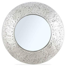 Load image into Gallery viewer, Home &amp; Giftware Aluminium Round Embossed Raj Mirror | Living | app store dev @@ABC ///[option4] 十月五日 11:53 
