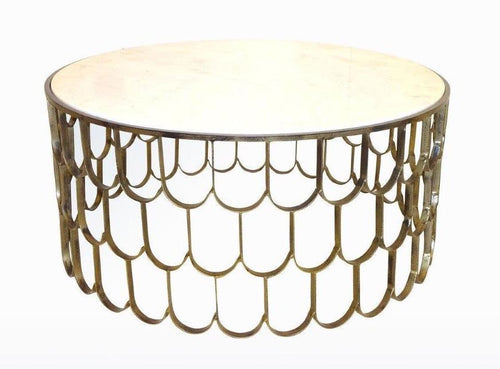 TANTRA FISH SCALE COFFEE TABLE - ANTIQUE GOLD | Living | app store dev @@ABC ///[option4] 十月五日 11:53 