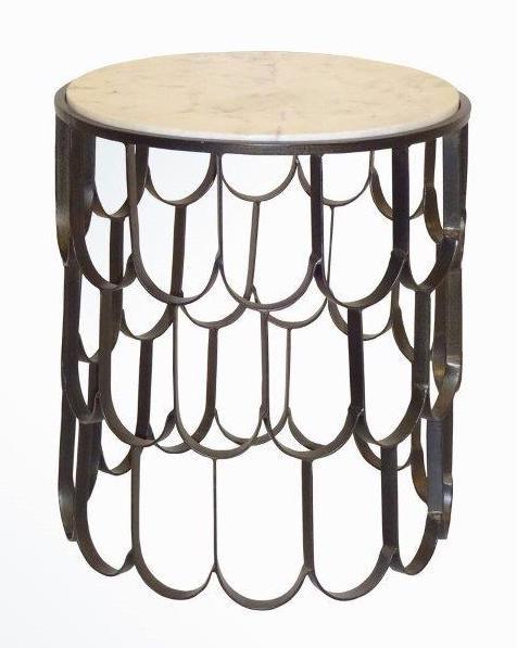 TANTRA FISH SCALE SIDE TABLE - DARK BRONZE | Living | app store dev @@ABC ///[option4] 十月五日 11:53 