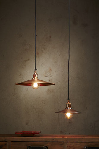 Zaffero Forbes 2 Small - Antique Copper - Dish Pendant Light | Lighting | app store dev @@ABC ///[option4] 十月五日 11:53 
