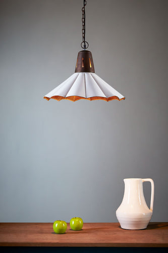 Zaffero Francis - Old White - Fluted Iron Pendant Light | Lighting | app store dev @@ABC ///[option4] 十月五日 11:53 