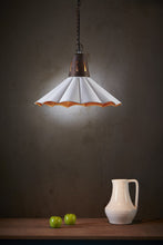 Load image into Gallery viewer, Zaffero Francis - Old White - Fluted Iron Pendant Light | Lighting | app store dev @@ABC ///[option4] 十月五日 11:53 
