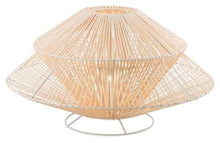 Load image into Gallery viewer, Home &amp; Giftware Iron and Rattan Two Tier Table Lamp | Lighting | app store dev @@ABC ///[option4] 十月五日 11:53 
