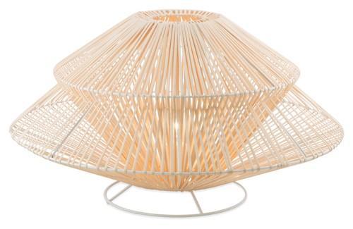 Home & Giftware Iron and Rattan Two Tier Table Lamp | Lighting | app store dev @@ABC ///[option4] 十月五日 11:53 