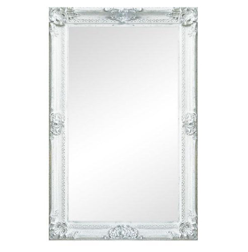 Jovic Trading Gabriel Ornate Mirror Brushed White 200cm | Mirrors | app store dev @@ABC ///[option4] 十月五日 11:53 