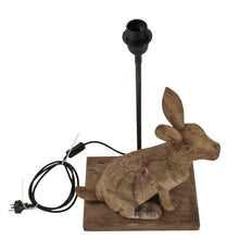 Load image into Gallery viewer, Zaffero Garfunkel - Dark Natural - Large Wooden Rabbit Table Lamp | Lighting | app store dev @@ABC ///[option4] 十月五日 11:53 
