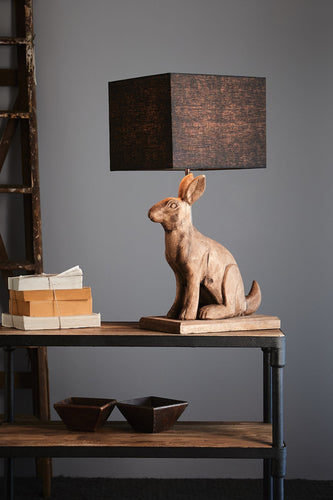 Zaffero Garfunkel - Dark Natural - Large Wooden Rabbit Table Lamp | Lighting | app store dev @@ABC ///[option4] 十月五日 11:53 
