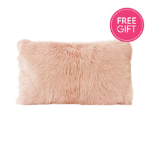 Load image into Gallery viewer, Darcy &amp; Duke Goat Fur Lumbar Cushion - Rose Water | Accessories | app store dev @@ABC ///[option4] 十月五日 11:53 
