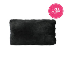 Load image into Gallery viewer, Darcy &amp; Duke Goat Fur Lumbar Cushion - Black | Accessories | app store dev @@ABC ///[option4] 十月五日 11:53 
