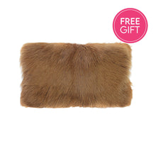 Load image into Gallery viewer, Darcy &amp; Duke Goat Fur Lumbar Cushion - Chestnut | Accessories | app store dev @@ABC ///[option4] 十月五日 11:53 
