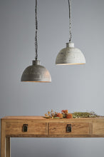 Load image into Gallery viewer, Zaffero Granada Small - Vintage White - Iron Riveted Dome Pendant Light | Lighting | app store dev @@ABC ///[option4] 十月五日 11:53 
