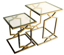 Load image into Gallery viewer, TANTRA GREEK KEY Side Table - Tarnished Copper | Living | app store dev @@ABC ///[option4] 十月五日 11:53 
