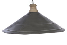 Load image into Gallery viewer, Zaffero Hudson - Antique Zinc/Wood - Extra Large Iron Dish Pendant | Lighting | app store dev @@ABC ///[option4] 十月五日 11:53 
