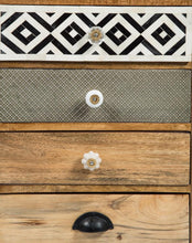 Load image into Gallery viewer, Home &amp; Giftware Infinity Wooden 4 Drawer Bedside Table- with Metal | Sleeping | app store dev @@ABC ///[option4] 十月五日 11:53 
