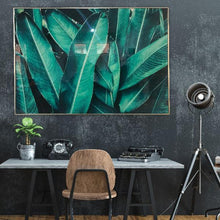 Load image into Gallery viewer, Jovic Trading Island Palms Framed Canvas Champagne Colour | Accessories | app store dev @@ABC ///[option4] 十月五日 11:53 
