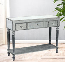 Load image into Gallery viewer, Jovic Trading Adele Console Table Bevelled Glass Style in Grey Color | Living | app store dev @@ABC ///[option4] 十月五日 11:53 
