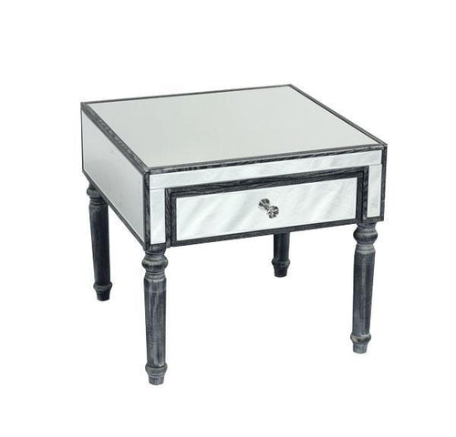 Jovic Trading Adele Side Table Bevelled Glass Style in Grey Colour | Living | app store dev @@ABC ///[option4] 十月五日 11:53 