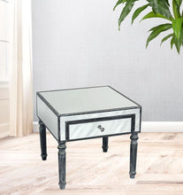 Load image into Gallery viewer, Jovic Trading Adele Side Table Bevelled Glass Style in Grey Colour | Living | app store dev @@ABC ///[option4] 十月五日 11:53 
