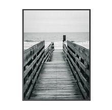 Load image into Gallery viewer, Jovic Trading Beachfront Boardwalk Framed Canvas Black Colour | Accessories | app store dev @@ABC ///[option4] 十月五日 11:53 
