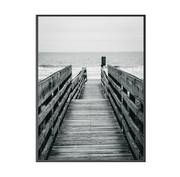 Jovic Trading Beachfront Boardwalk Framed Canvas Black Colour | Accessories | app store dev @@ABC ///[option4] 十月五日 11:53 