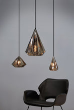 Load image into Gallery viewer, Zaffero Graff - Smoke Grey - Small Faceted Glass Droplet Pendant Light | Lighting | app store dev @@ABC ///[option4] 十月五日 11:53 
