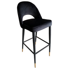 Load image into Gallery viewer, Future Classics Furniture Bourdain Bar Chair Black Velvet | Dining | app store dev @@ABC ///[option4] 十月五日 11:53 
