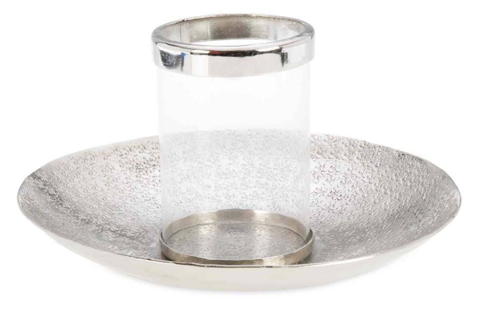 Home & Giftware Aluminium Round Plate w/Glass Candle Holder - Cluster Hammered | Accessories | app store dev @@ABC ///[option4] 十月五日 11:53 