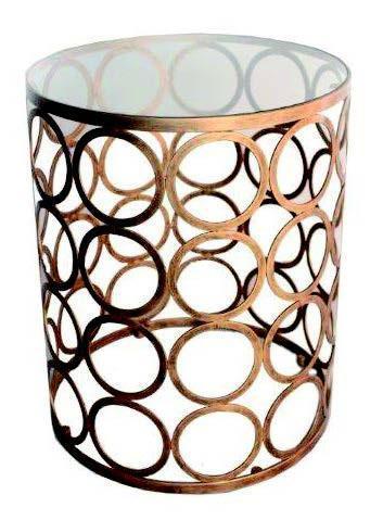 TANTRA CIRCLES SIDE TABLE - Antique Gold | Living | app store dev @@ABC ///[option4] 十月五日 11:53 