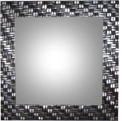 TANTRA Basket Weave Mirror (Pewter) | Mirrors, Mirrors | app store dev @@ABC ///[option4] 十月五日 11:53 