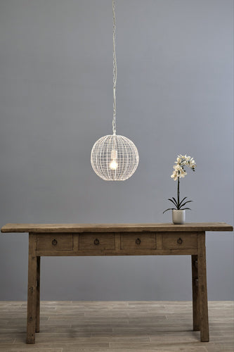 Zaffero Cray Ball Small - White - Wire Weave Ball Pendant Light | Lighting | app store dev @@ABC ///[option4] 十月五日 11:53 