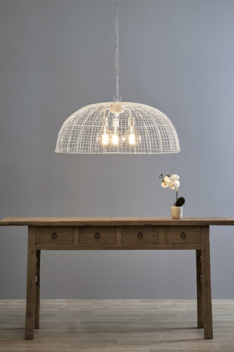 Zaffero Cray Dome - White - Wire Weave Dome Pendant Light | Lighting | app store dev @@ABC ///[option4] 十月五日 11:53 